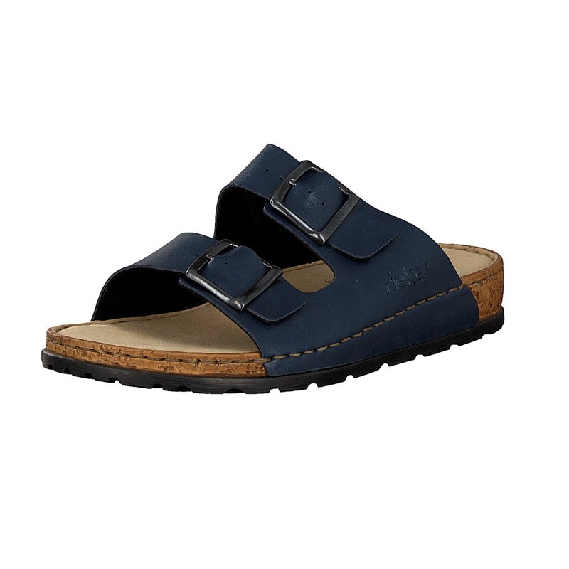 Panske Šľapky Rieker 25690-14, Modre